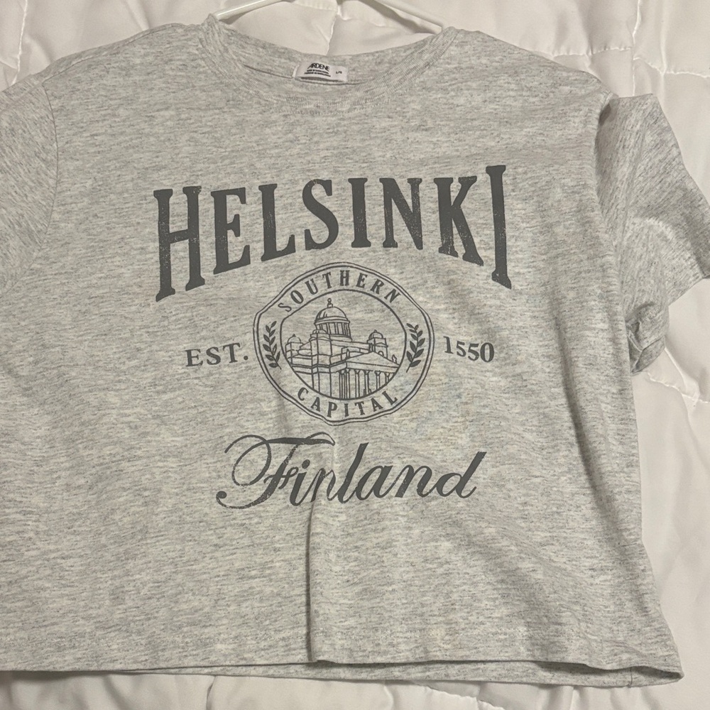 Light Gray Casual T-Shirt